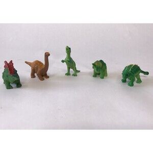Safari Toob Dinos Collection of 5 Mini Toy Dinosaur Plastic Figurines